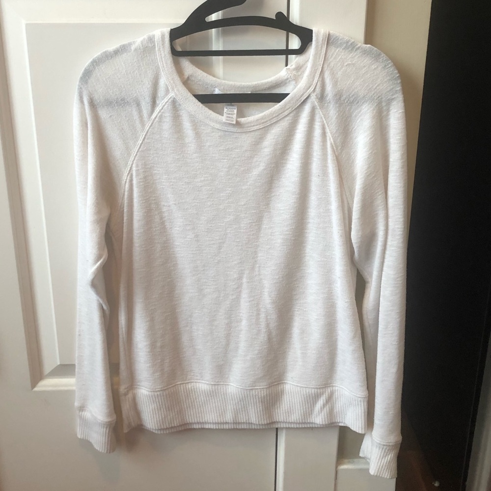 Basic white sweater